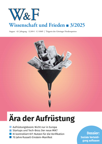 Cover of Volume: Wissenschaft und Frieden Volume 43 (2025), Edition 3