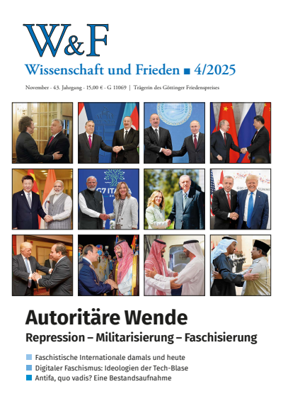 Cover of Volume: Wissenschaft und Frieden Volume 43 (2025), Edition 4