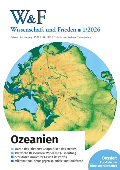 Cover of Volume: Wissenschaft und Frieden Volume 44 (2026), Edition 1
