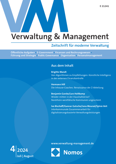 Cover der Ausgabe: VM Verwaltung & Management Jahrgang 30 (2024), Heft 4
