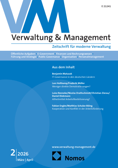 Cover der Ausgabe: VM Verwaltung & Management Jahrgang 32 (2026), Heft 2