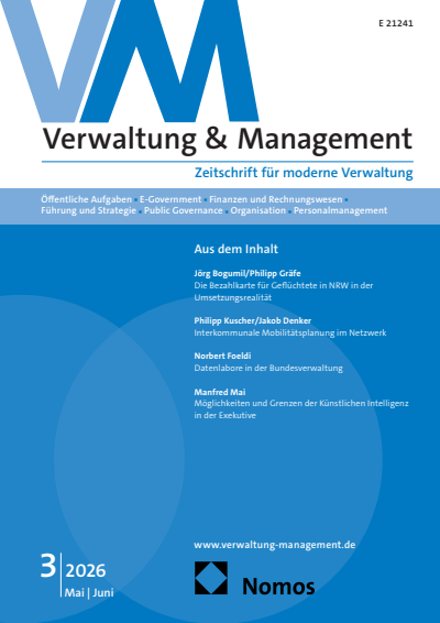 Cover der Ausgabe: VM Verwaltung & Management Jahrgang 32 (2026), Heft 3