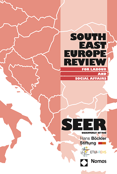 Cover of Volume: SEER Journal for Labour and Social Affairs in Eastern Europe Volume 11 (2008), Edition 1