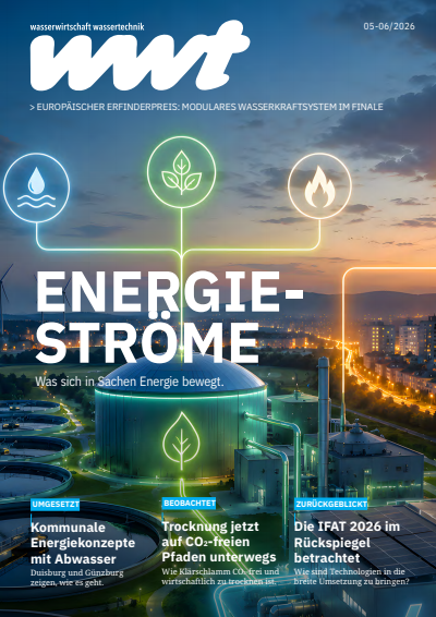 Cover of Volume: wwt Wasserwirtschaft Wassertechnik Volume 75 (2026), Issue 5-6