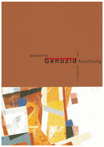 Cover of Volume: ZfGen Zeitschrift für Genozidforschung Volume 11 (2010), Edition 1