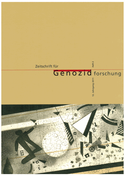 Cover of Volume: ZfGen Zeitschrift für Genozidforschung Volume 12 (2011), Edition 2