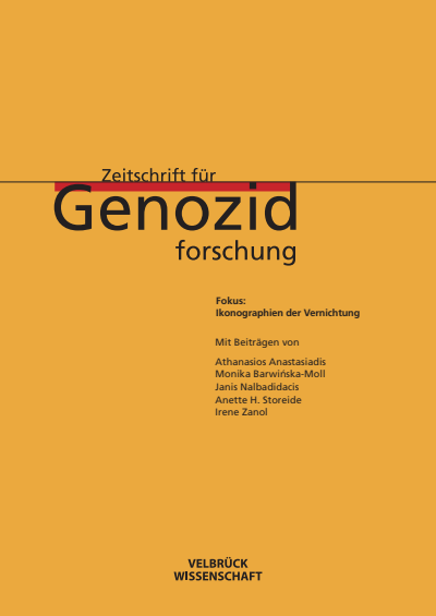 Cover of Volume: ZfGen Zeitschrift für Genozidforschung Volume 18 (2020), Edition 2