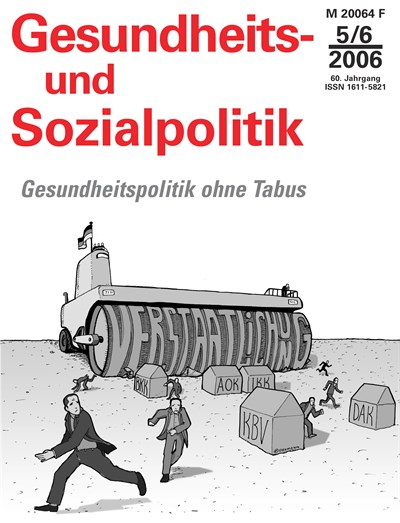 Cover of Volume: Gesundheits- und Sozialpolitik (G&S) Volume 60 (2006), Edition 5-6