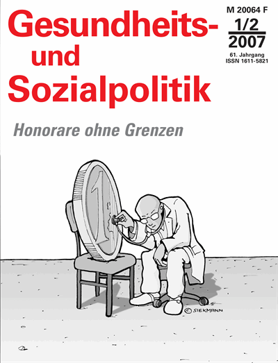 Cover of Volume: Gesundheits- und Sozialpolitik (G&S) Volume 61 (2007), Edition 1-2