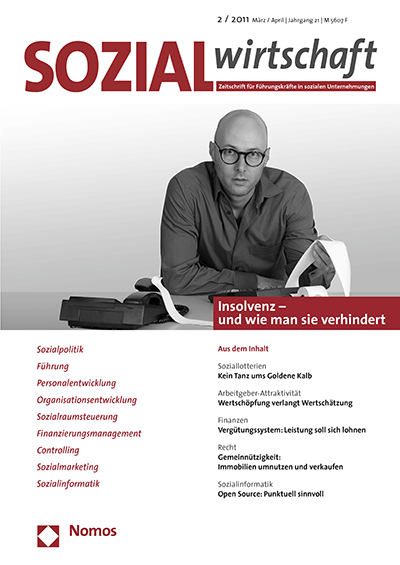 Cover of Volume: Sozialwirtschaft Volume 21 (2011), Edition 2