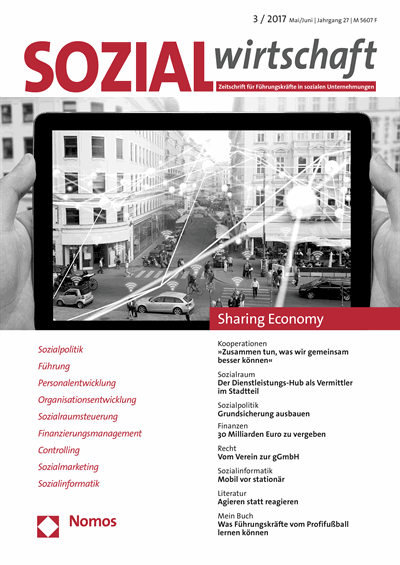 Cover of Volume: Sozialwirtschaft Volume 27 (2017), Edition 3