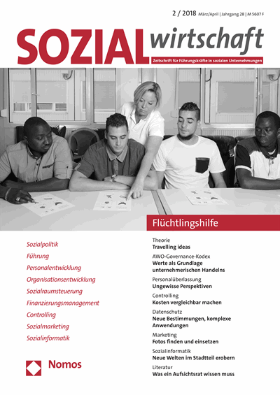 Cover of Volume: Sozialwirtschaft Volume 28 (2018), Edition 2