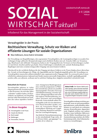 Cover of Volume: Sozialwirtschaft aktuell (SWa) Volume 36 (2026), Edition 2-3