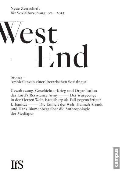 Cover of Volume: WestEnd Volume 12 (2015), Edition 2