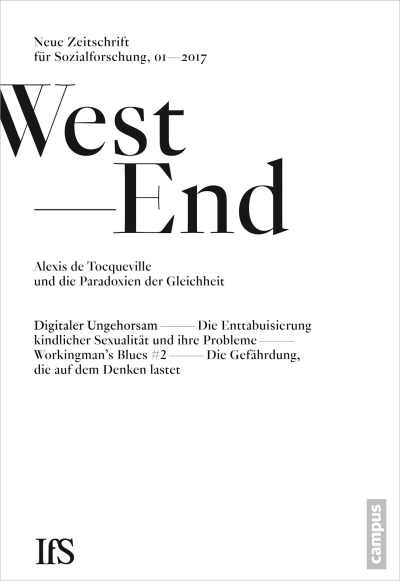 Cover of Volume: WestEnd Volume 14 (2017), Edition 1