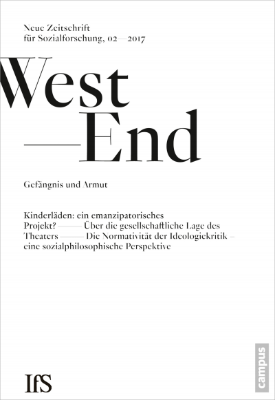 Cover of Volume: WestEnd Volume 14 (2017), Edition 2