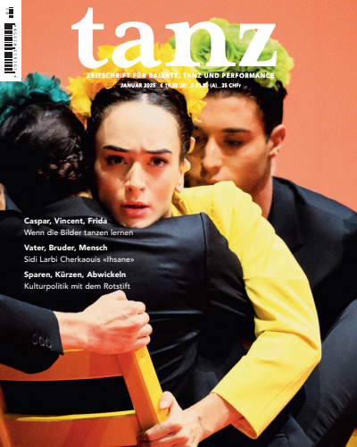 Cover der Ausgabe: tanz Jahrgang 16 (2025), Heft 1