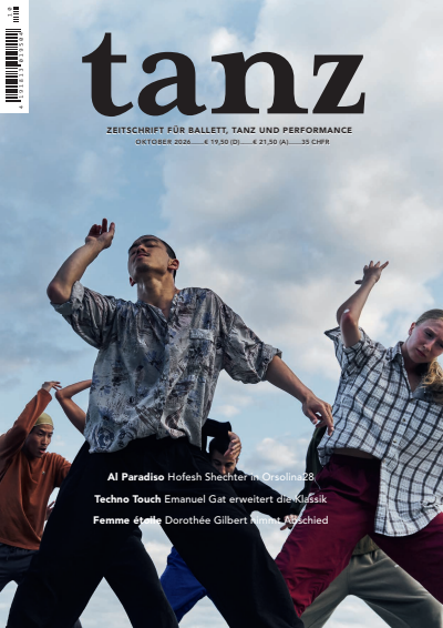 Cover der Ausgabe: tanz Jahrgang 17 (2026), Heft 10