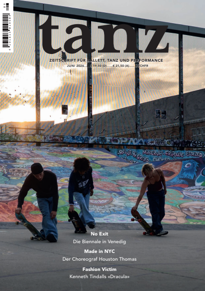 Cover der Ausgabe: tanz Jahrgang 17 (2026), Heft 6