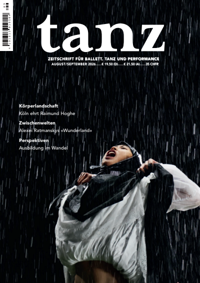 Cover der Ausgabe: tanz Jahrgang 17 (2026), Heft 8-9