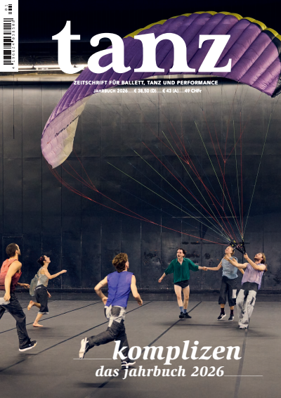 Cover der Ausgabe: tanz Jahrgang 17 (2026), Heft Jahrbuch