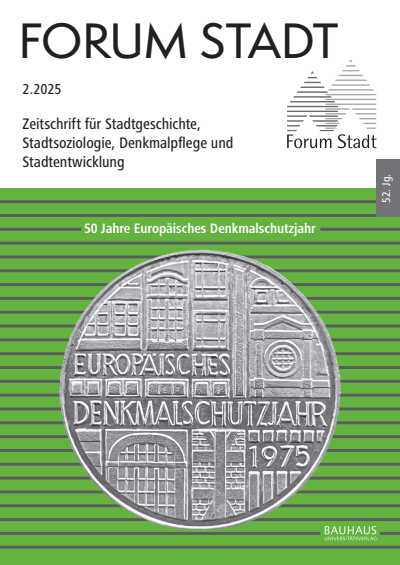 Cover of Volume: Forum Stadt Volume 52 (2025), Edition 2