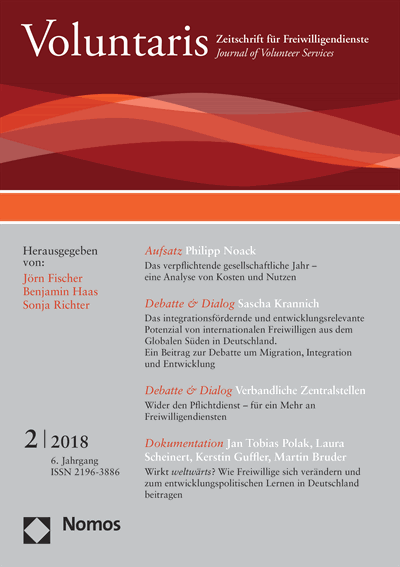 Cover of Volume: Voluntaris Volume 6 (2018), Edition 2