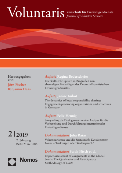 Cover of Volume: Voluntaris Volume 7 (2019), Edition 2