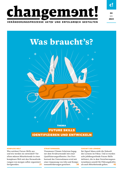 Cover der Ausgabe: changement! Jahrgang 8 (2024), Heft 4