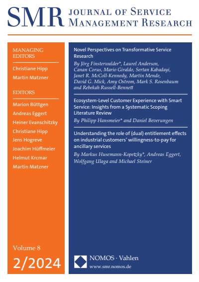 Cover of Volume: SMR - Journal of Service Management Research Volume 8 (2024), Edition 2