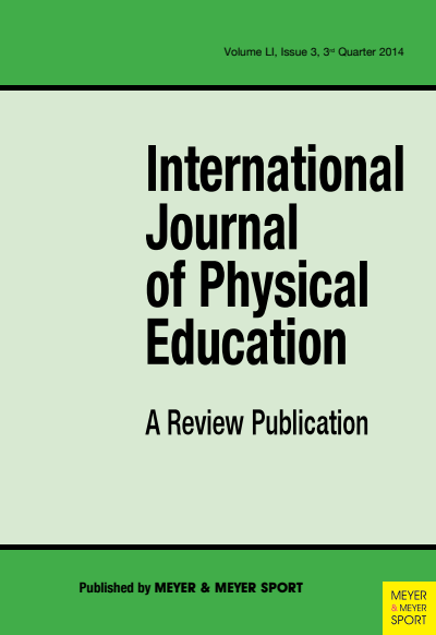 Cover der Ausgabe: International Journal of Physical Education Jahrgang 51 (2014), Heft 3