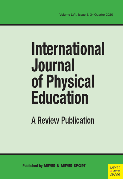 Cover of Volume: International Journal of Physical Education Volume 57 (2020), Edition 3