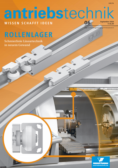 Cover der Ausgabe: antriebstechnik Jahrgang 65 (2026), Heft 06