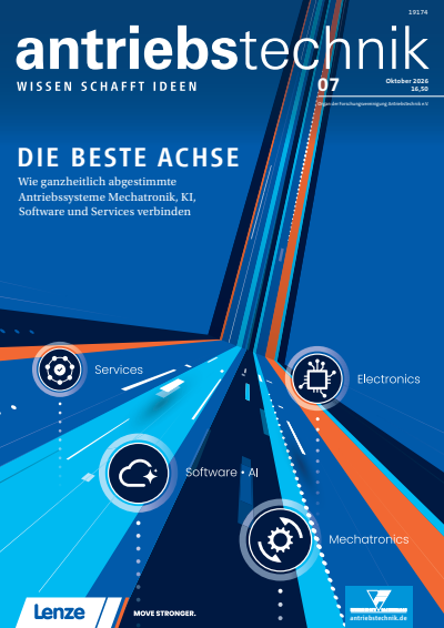 Cover der Ausgabe: antriebstechnik Jahrgang 65 (2026), Heft 07