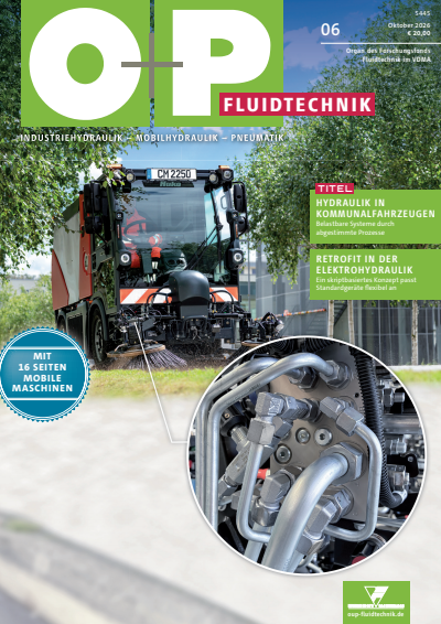 Cover of Volume: O+P Fluidtechnik Volume 70 (2026), Issue 6