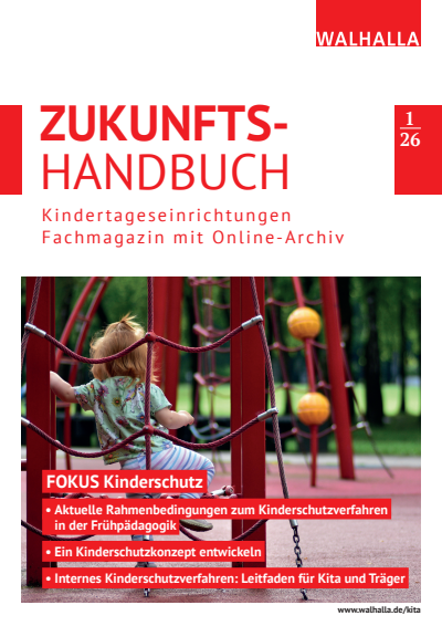 Cover der Ausgabe: ZUKUNFTS-HANDBUCH Kindertageseinrichtungen Jahrgang 32 (2026), Heft 1