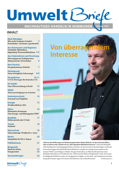 Cover of Volume: UmweltBriefe Volume 26 (2022), Edition 2