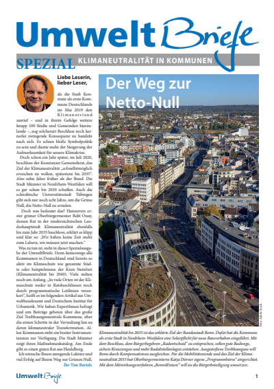 Cover of Volume: UmweltBriefe Volume 26 (2022), Edition Spezial 1