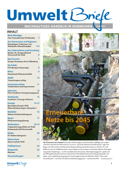 Cover of Volume: UmweltBriefe Volume 27 (2023), Edition 6
