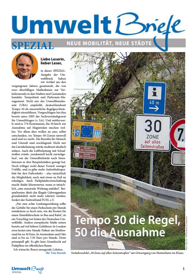 Cover der Ausgabe: UmweltBriefe Jahrgang 27 (2023), Heft 8 Spezial