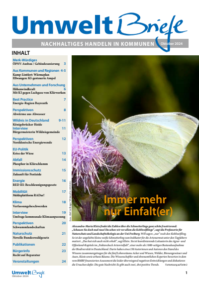 Cover of Volume: UmweltBriefe Volume 28 (2024), Edition 10