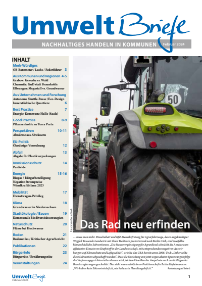 Cover of Volume: UmweltBriefe Volume 28 (2024), Edition 2