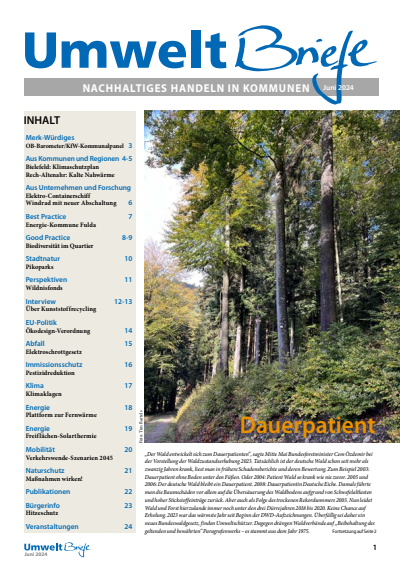 Cover of Volume: UmweltBriefe Volume 28 (2024), Edition 7