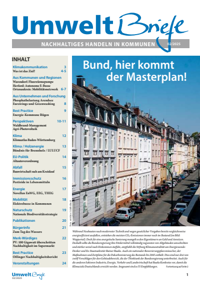 Cover of Volume: UmweltBriefe Volume 29 (2025), Edition 2