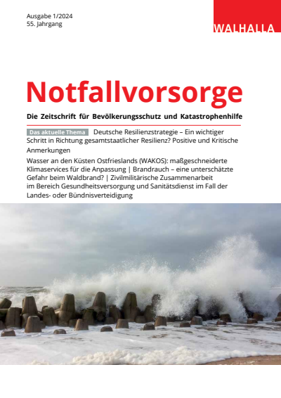 Cover of Volume: Notfallvorsorge Volume 55 (2024), Edition 1