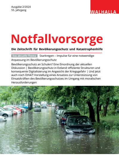 Cover of Volume: Notfallvorsorge Volume 55 (2024), Edition 2
