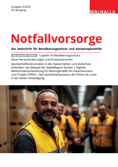 Cover of Volume: Notfallvorsorge Volume 55 (2024), Edition 3
