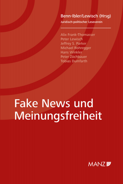 Cover of book: Fake News und Meinungsfreiheit