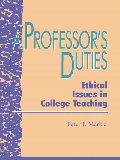 Cover des Buchs: A Professor's Duties
