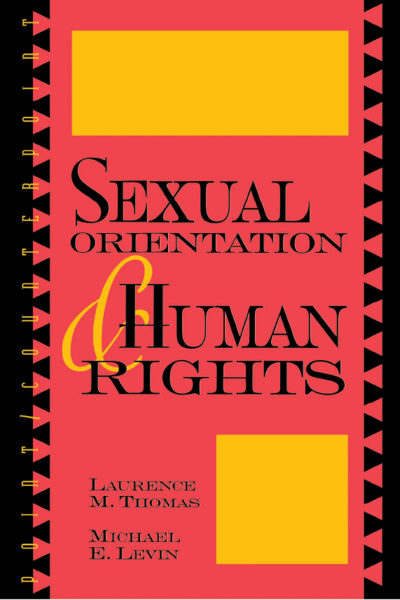 Cover of book: Sexual Orientation and Human Rights